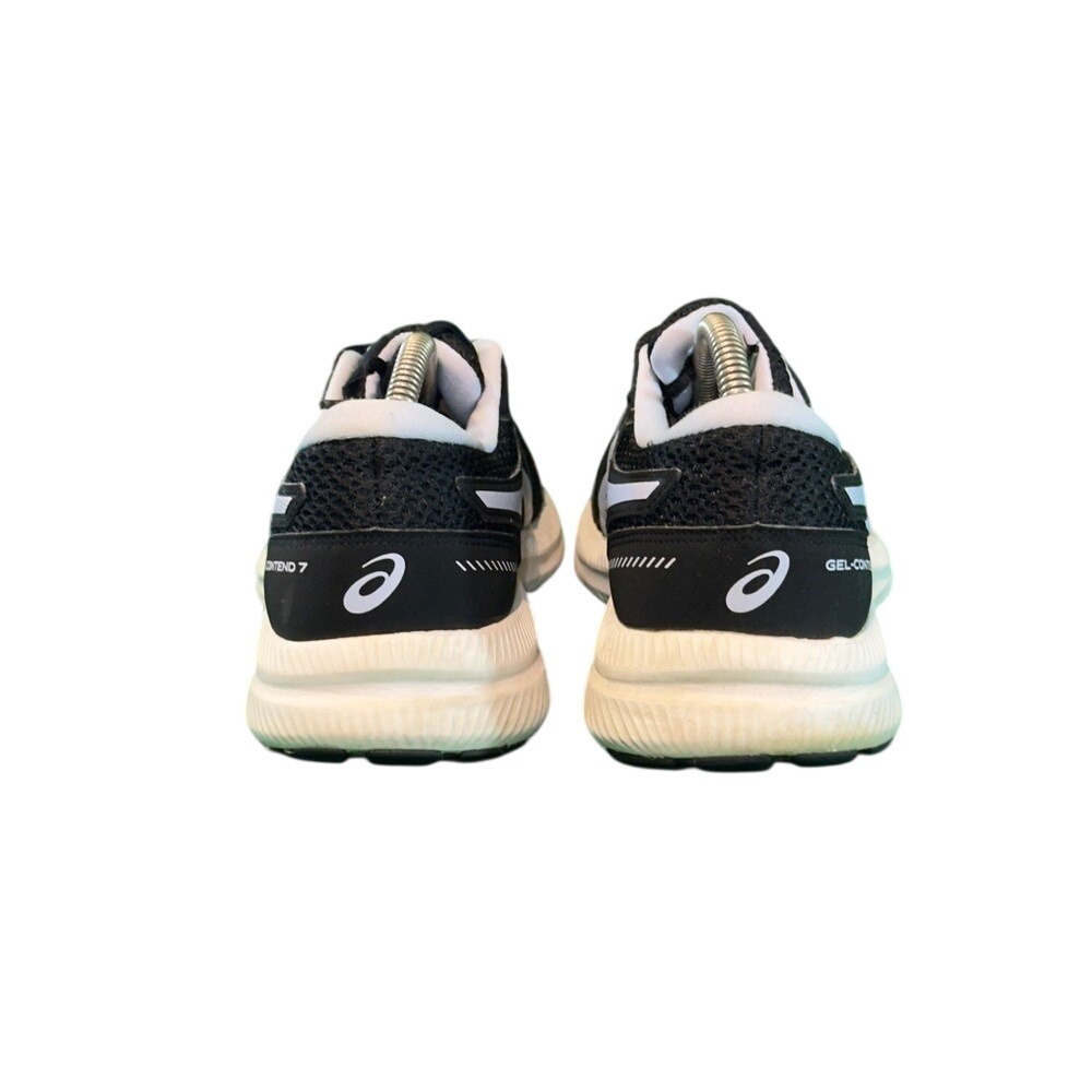 Asics Gel-Contend 7 Womens Black White Running Shoes 1012A911 US 9 - Picture 4 of 6